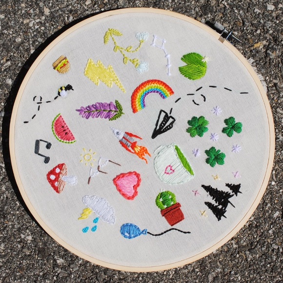 Custom Embroidered High or Low Top Converse - Picture 4 of 4